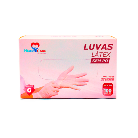 Luva de Procedimento Látex (G) S/Pó 100 UN
