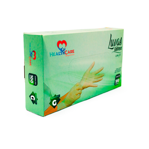 Luva de Procedimento Látex (G) C/Pó 100 UN