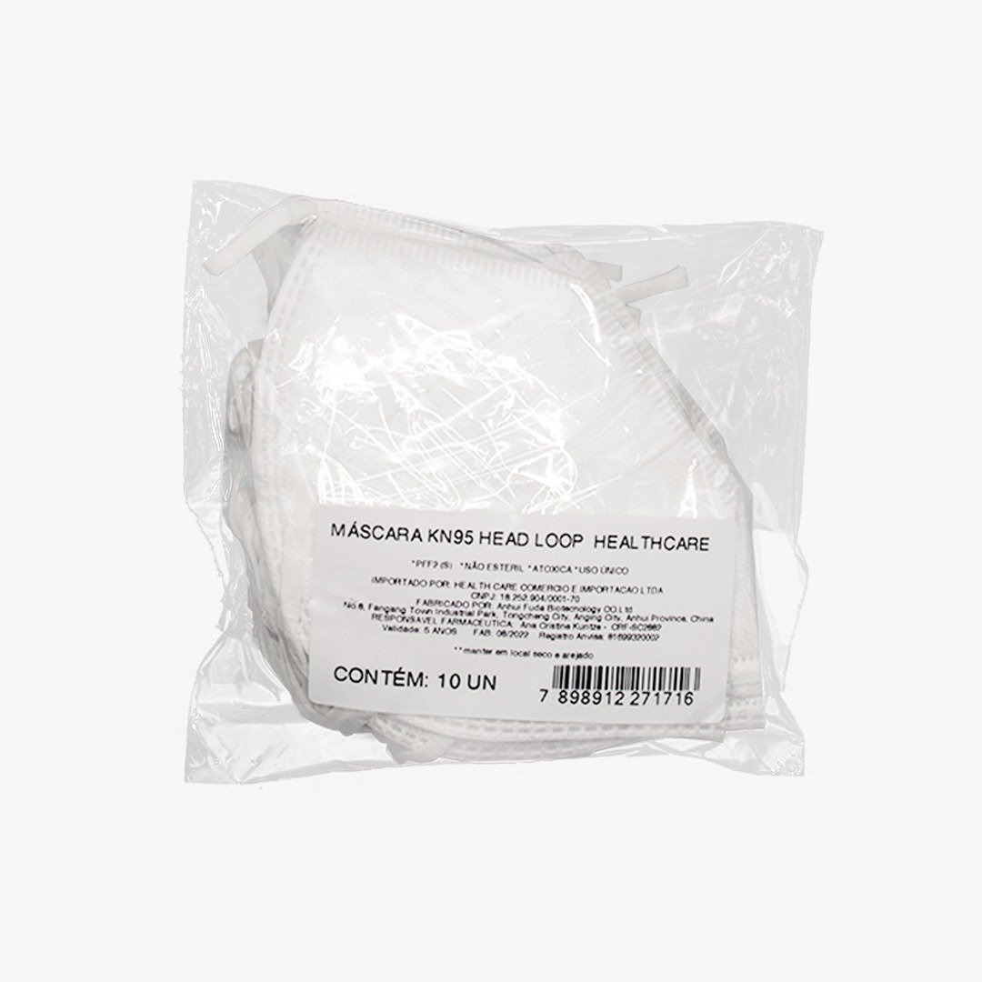 Máscara Descartável KN95 Head Loop 10un