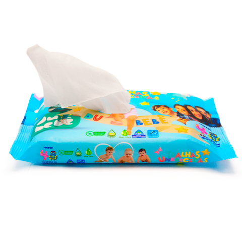 Toalhas Umedecidas Perfumadas DuBebê 48 UN