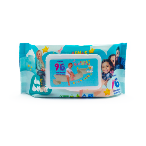 Toalhas Umedecidas Perfumadas DuBebê 96 UN